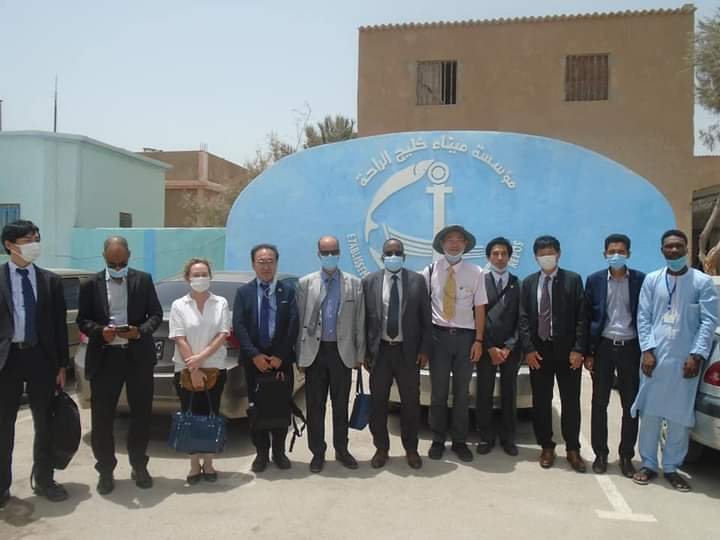 المدير العام لمؤسسة ميناء خليج الراحة يستقبل ممثل الوكالة اليابانية للتعاون الدولي في موريتانيا