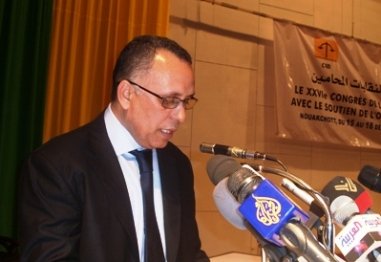 انتخاب الاستاذ ولد بوحبين رئيسا للشبكة العربية لمؤسسات لحقوق الإنسان
