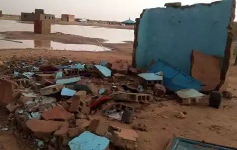 حالة وفاة وخسائر مادية بسبب الامطار