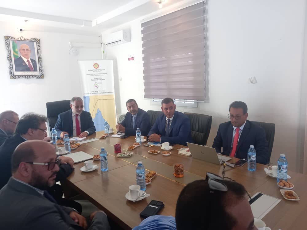 وفد من رجال أعمال الشرق الأوسط في زيارة سلطة المنطقة الحرة بنواذيبو