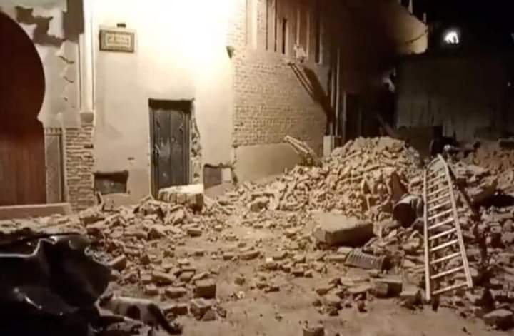 ارتفاع حصيلة ضحايا زلزال المغرب الى اكثر من 820 شخص واصابة 670