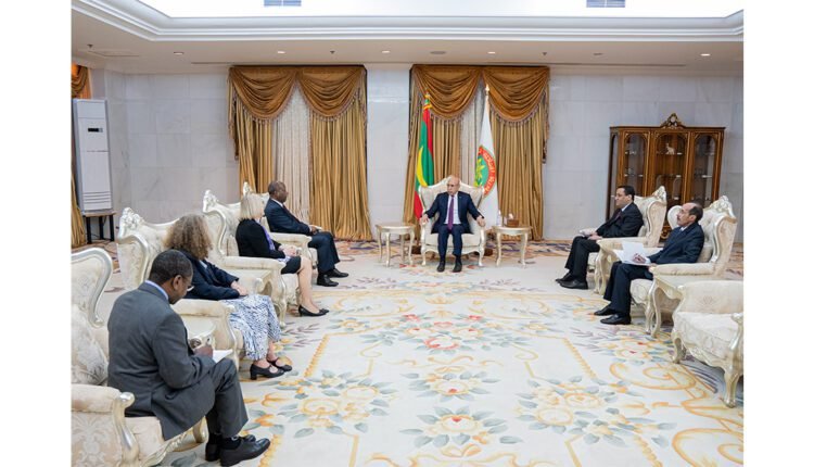 ولد الغزواني يستقبل وفدا من الامم المتحدة
