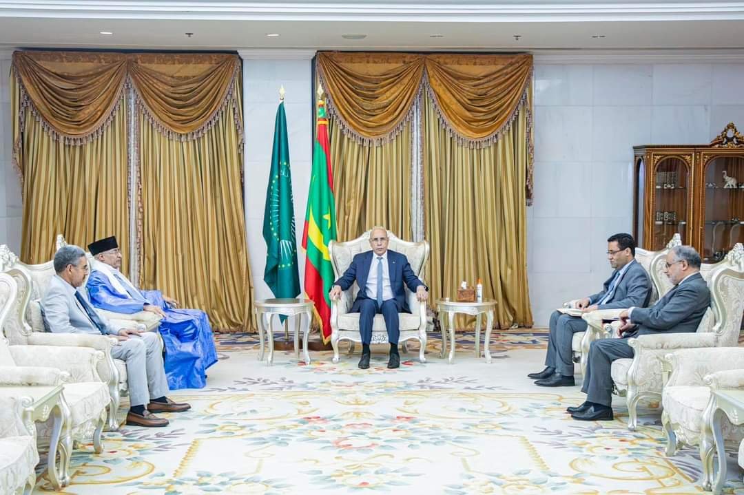 الرئيس الموريتاني يستقبل وفدا من وكالة امن الملاحة الجوية الأفريقية “آسكنا”
