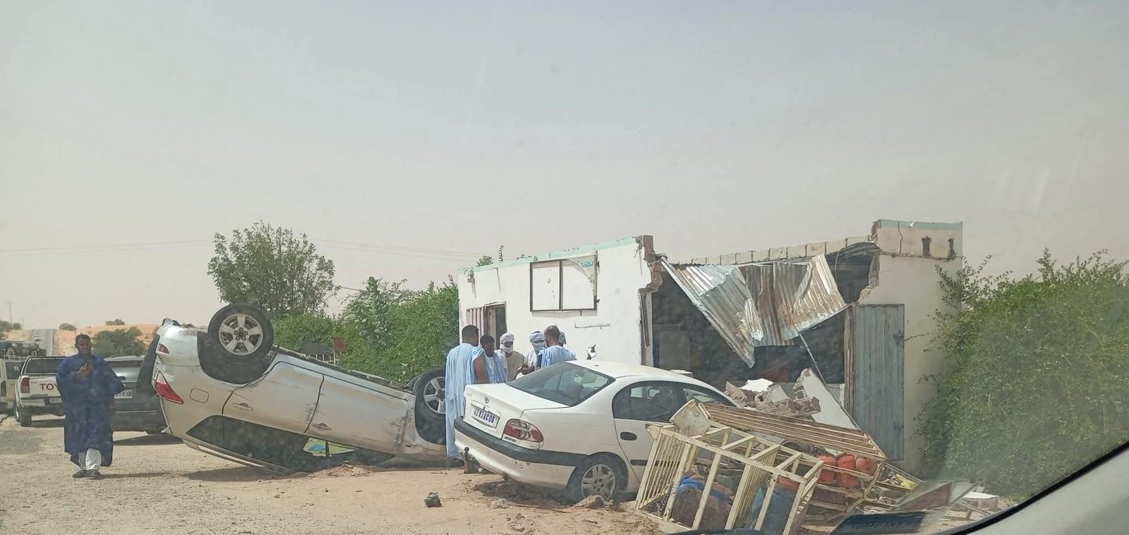 إصابات خفيفة في حادث سير قرب واد الناقة على طريق الأمل