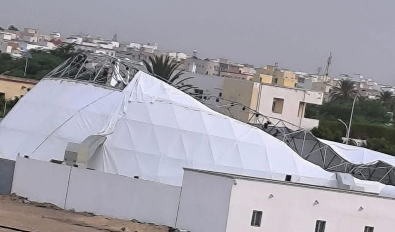 سقوط قبة متحف السيرة النبوية في نواكشوط بعد أشهر من تدشينه