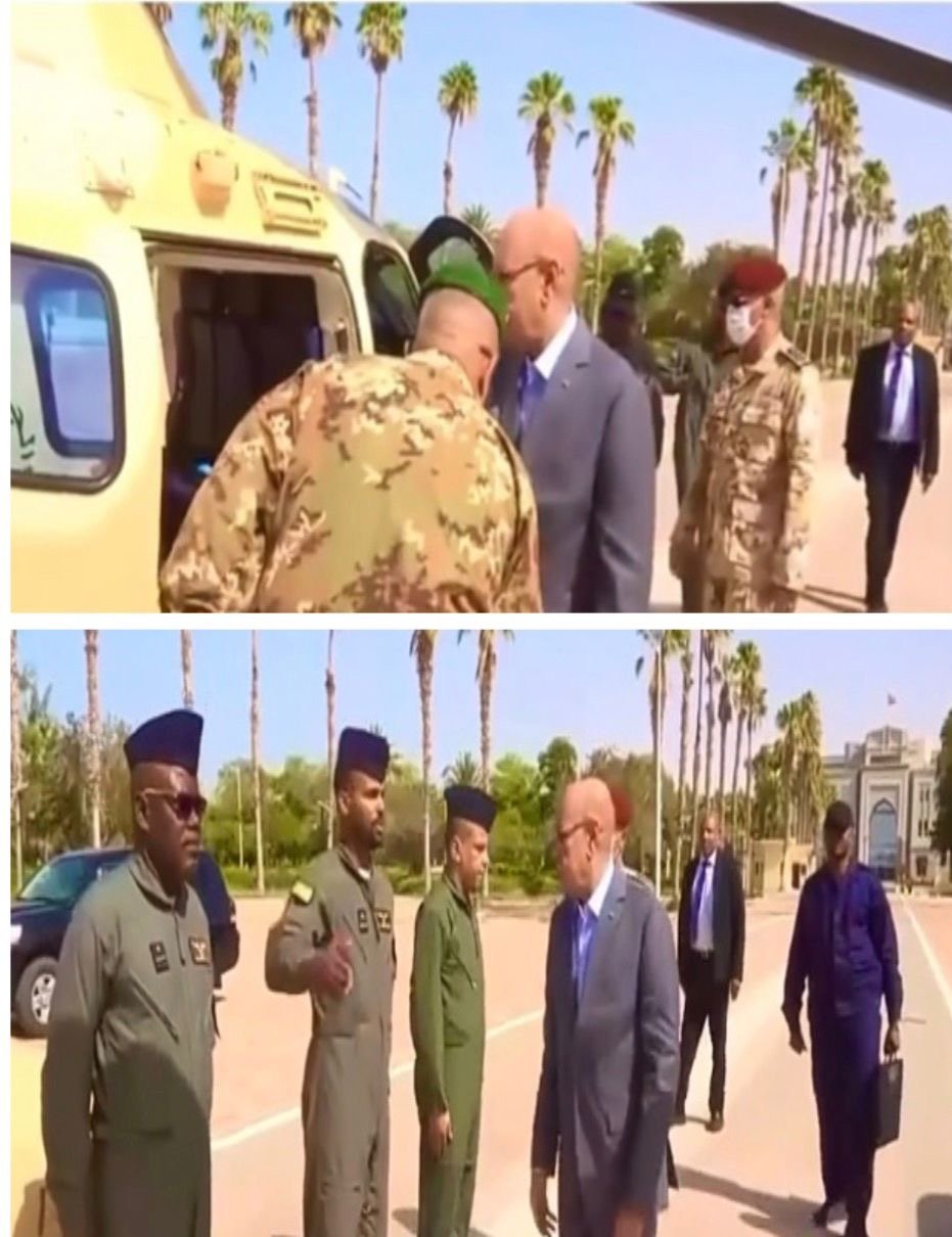تساؤلات حول استخدام الرئيس الغزواني لمروحية عسكرية في زيارته إلى كرمسين